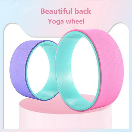 Yoga Wheel Circles Balance Support TPE fitness Gym Workout Back Training prop
